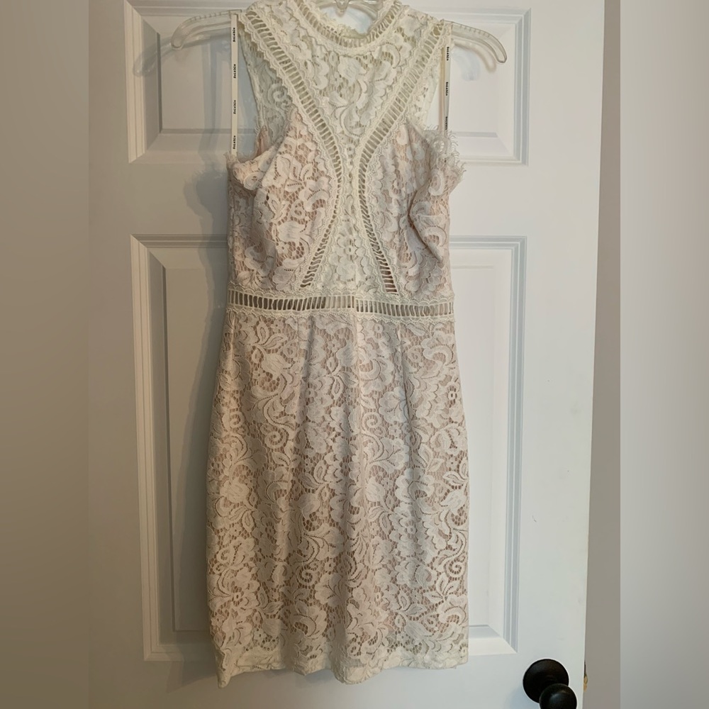 White lace dress size small